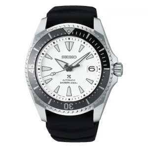 Seiko Prospex (Japan Made) Shogun Titanium Automatic Diver's Black Silicone Strap Watch SPB191J1