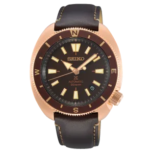 Seiko Prospex Land Tortoise Brown Leather Watch SRPG18K