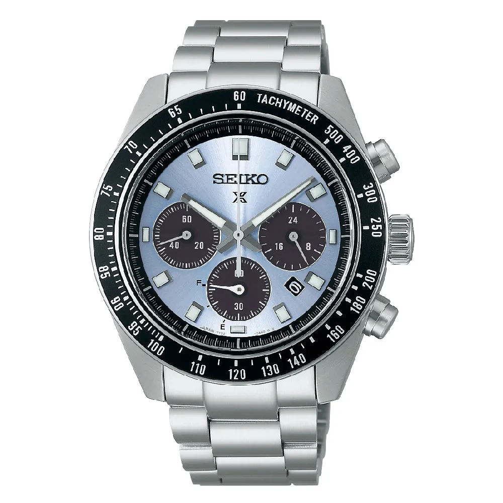 Seiko Prospex Solar Chronograph Speedtimer Stainless Steel Band Watch SSC935P1