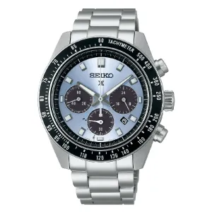 Seiko Prospex Solar Chronograph Speedtimer Stainless Steel Band Watch SSC935P1