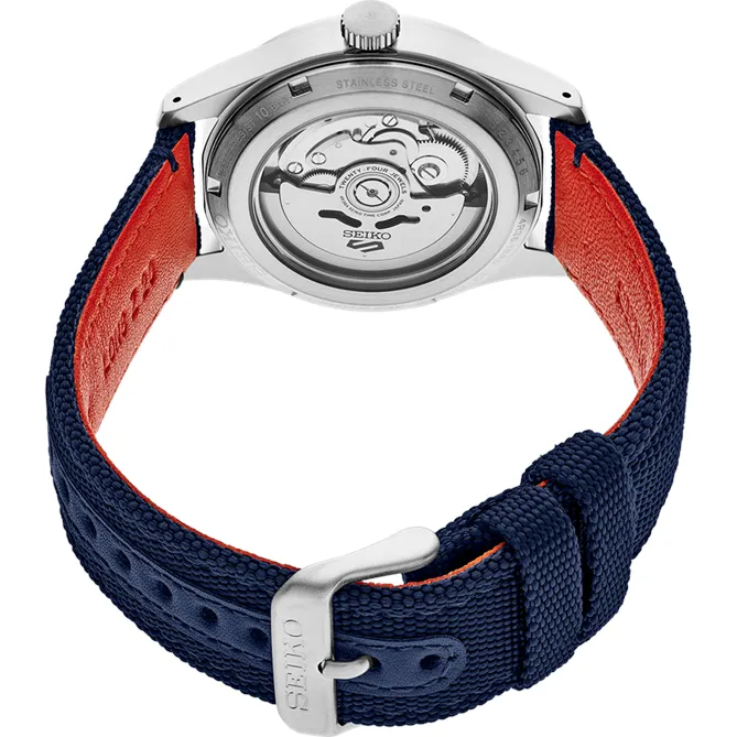 Seiko Sports Automatic Blue Dial Nylon Band SRPH31K Mens Watch