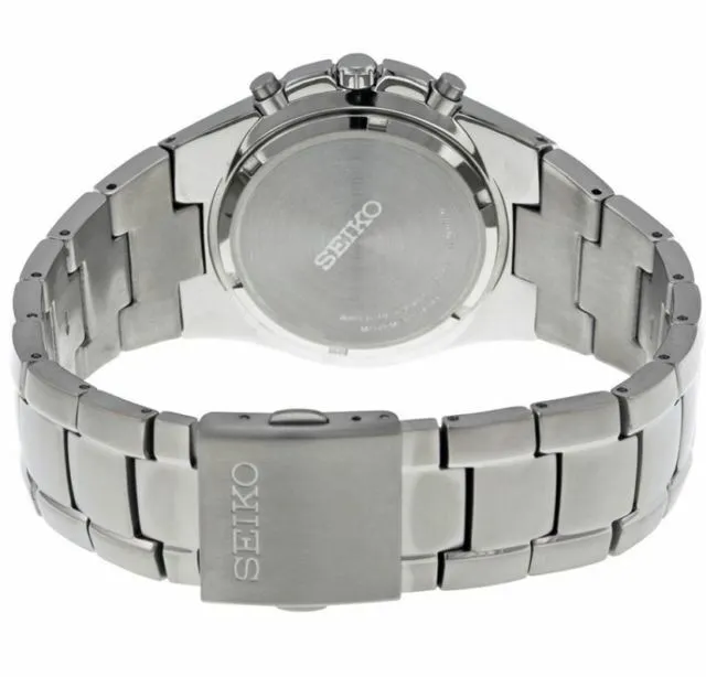 Seiko Titanium Chronograph Snd419 Snd419P1 Snd419P Mens Watch