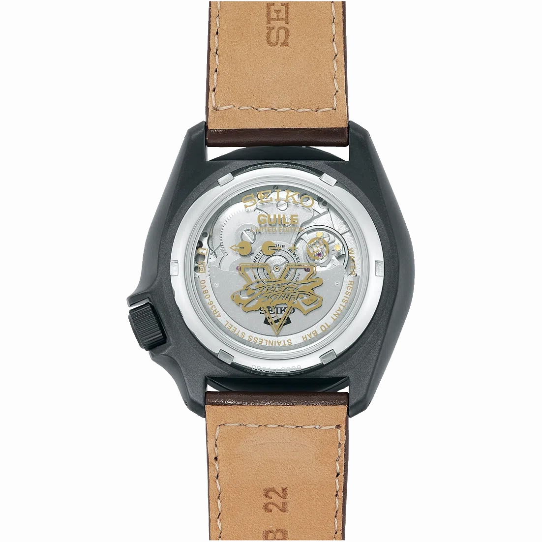 Seiko 5 SRPF21K1 Street Fighter "Guile" Automatic Watch for Men's
