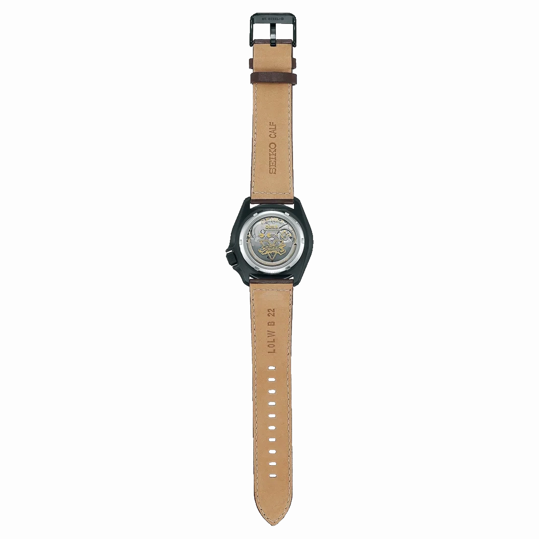Seiko 5 SRPF21K1 Street Fighter "Guile" Automatic Watch for Men's