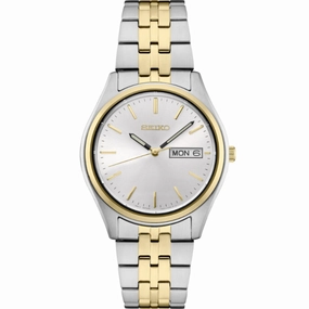 Seiko Essentials Collection Two-Tone Quartz Watch, SUR430