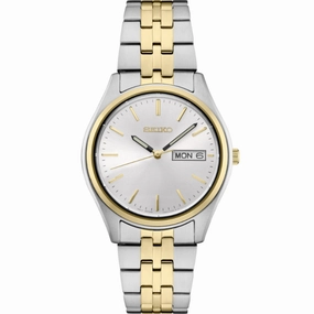 Seiko Essentials Collection Two-Tone Quartz Watch, SUR430