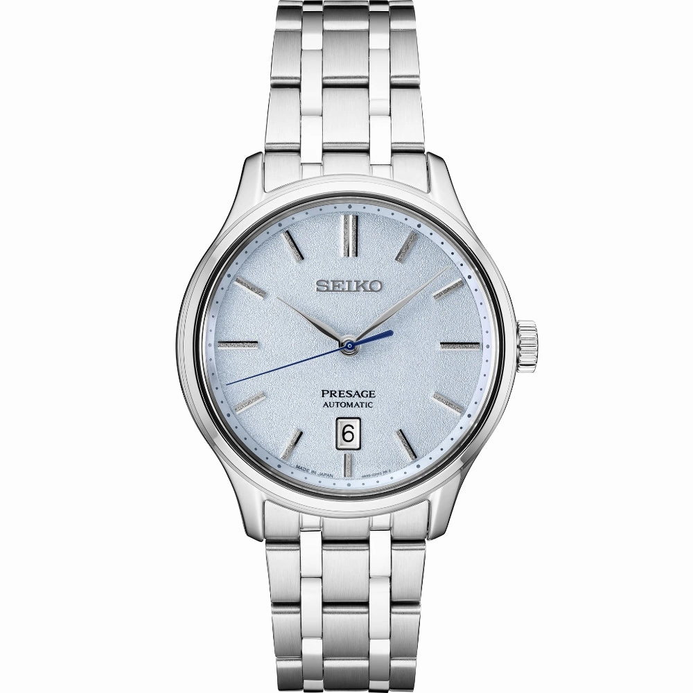 Seiko Presage Japanese Garden Collection Stainless Steel, Blue Dial