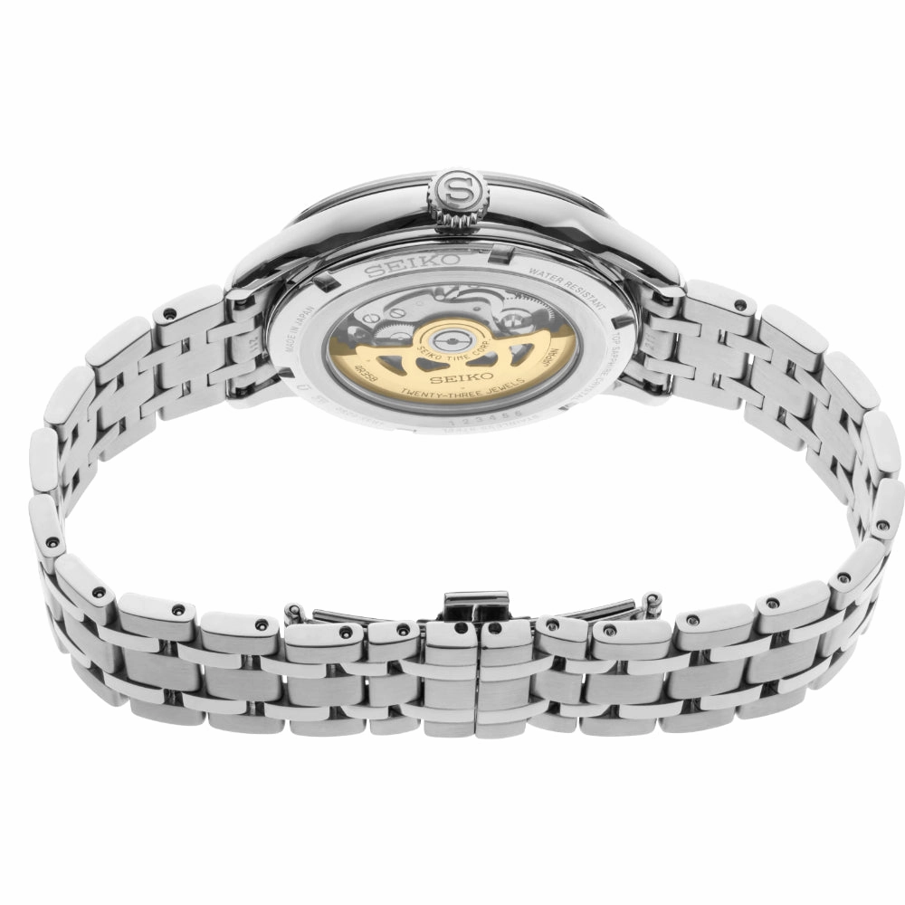 Seiko Presage Japanese Garden Collection Stainless Steel, Blue Dial