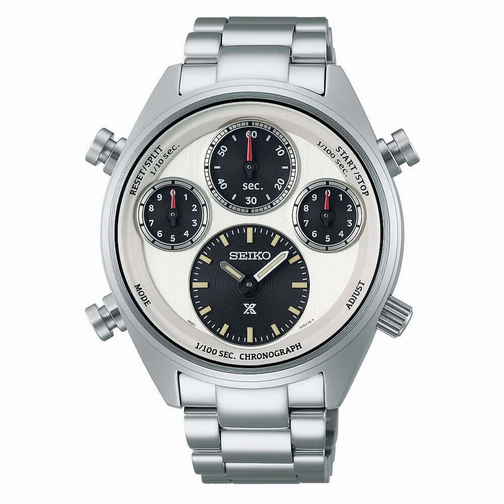 Seiko SFJ009P1 Prospex Speedtimer Watch Solar Quartz Chronograph