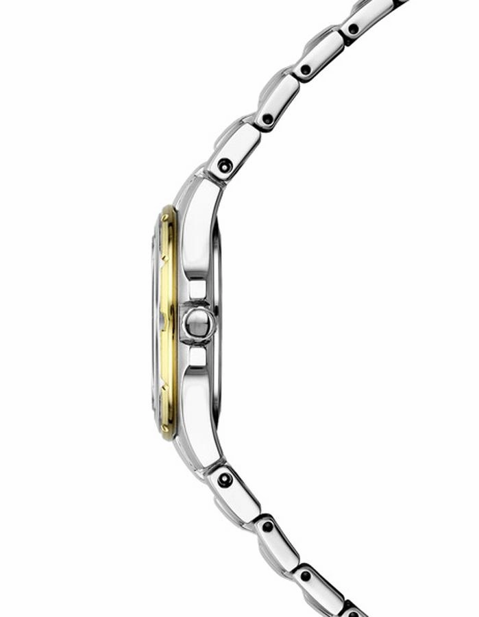 Seiko Solar Ladies 10 Diamond Coutura - Mother of Pearl Dial - Two-Tone - Date