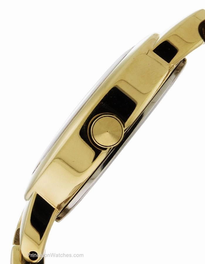 Seiko Solar Ladies Jewelry Watch - Gold-Tone - Champagne Dial