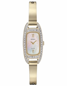 Seiko Womens Essentials - Swarovski Crystals - Gold-Tone - Mother of Pearl