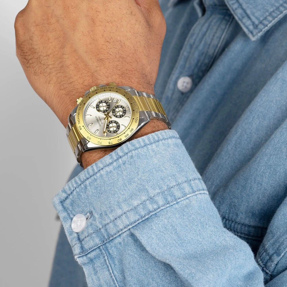 Sekonda Circuit Chronograph Men's Watch 30254 - Two Tone