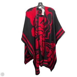 Shawl By Chicos In Black & Red, Size: M chicos