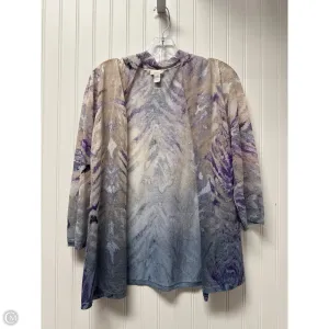 Shawl By Chicos In Tie Dye Print, Size: L chicos