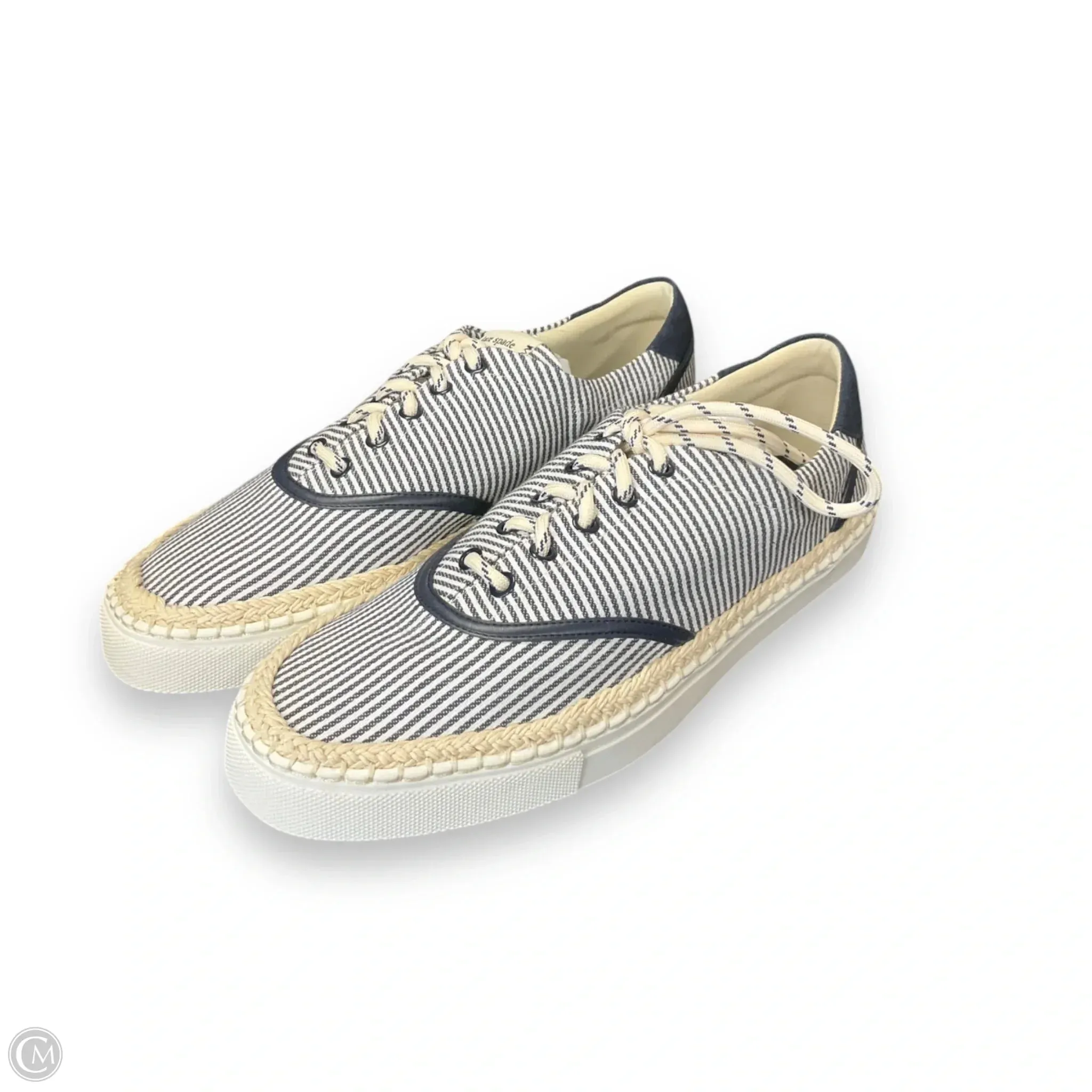 Shoes Designer By Kate Spade In Blue & White, Size: 9 kate spade