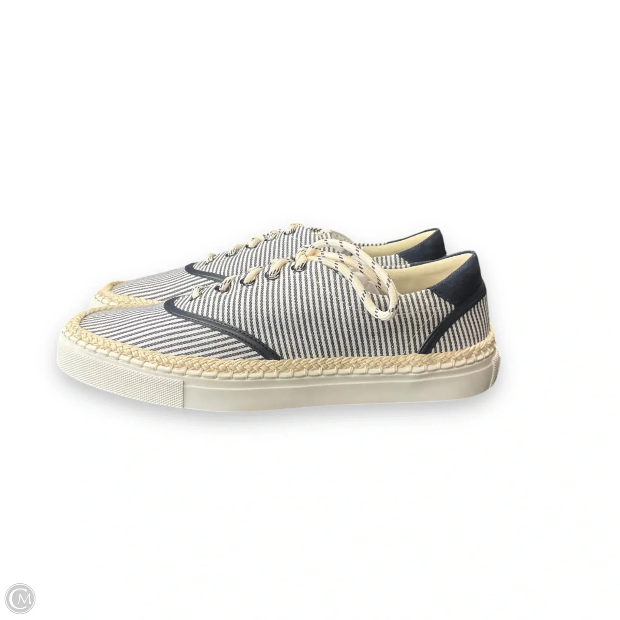 Shoes Designer By Kate Spade In Blue & White, Size: 9 kate spade