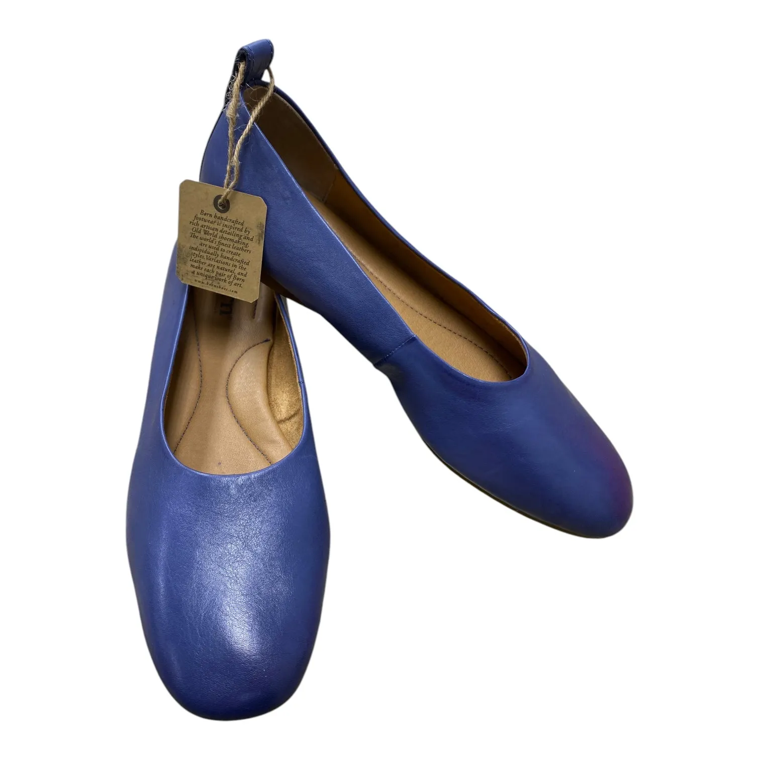 Shoes Flats By Born In Navy, Size:11 born