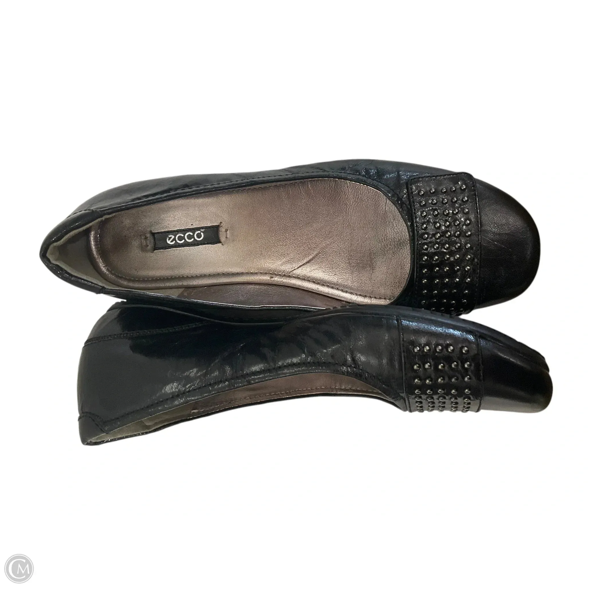 Shoes Flats By Ecco In Black, Size: 8.5
