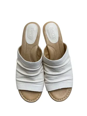 Shoes Heels Block By Born In Cream, Size: 8 born