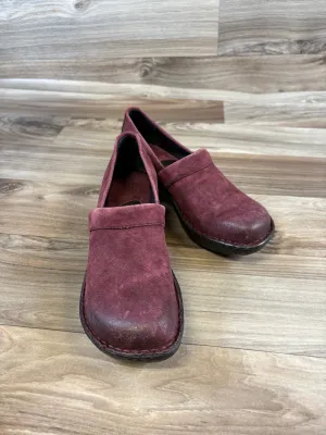Shoes Heels Block By Born In Maroon, Size: 7 born