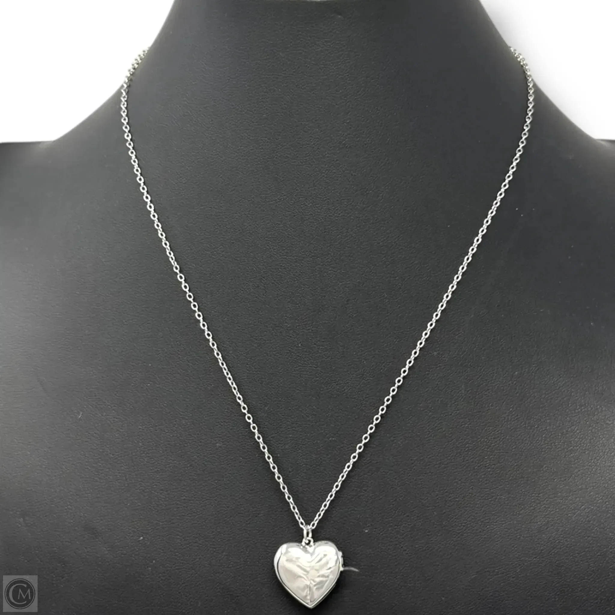 Signature Heart Locket Necklace Designer By Coach coach