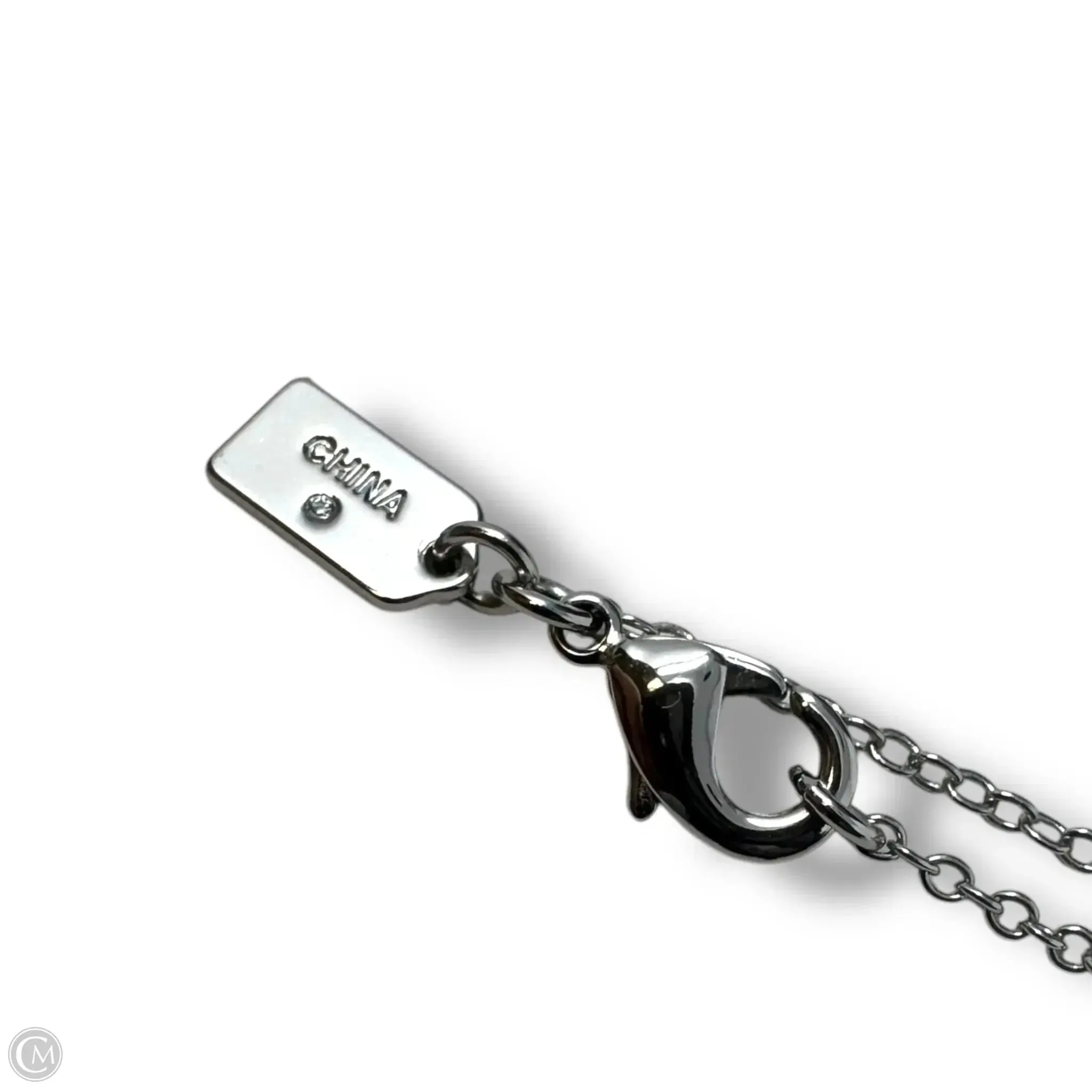Signature Heart Locket Necklace Designer By Coach coach