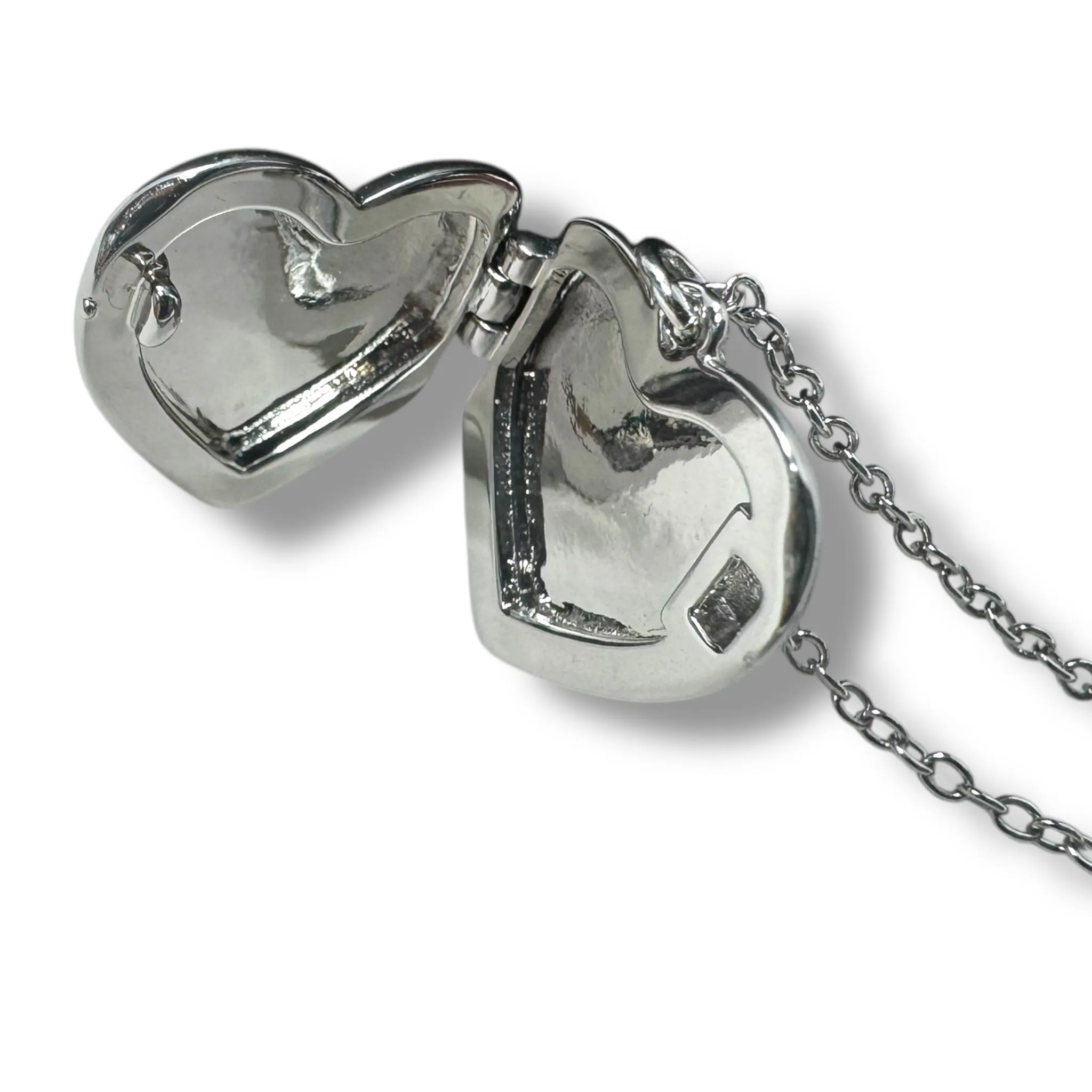 Signature Heart Locket Necklace Designer By Coach coach