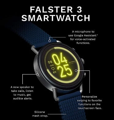 SKAGEN FALSTER 3 SMARTWATCH MESH GUNMETAL
