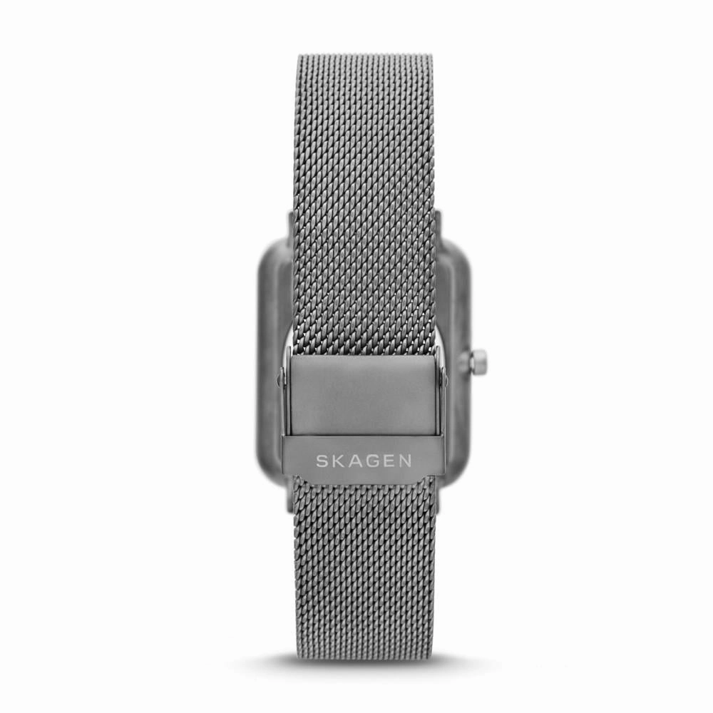 Skagen Ryle Solar-Powered Charcoal Stainless Steel Mesh Watch SKW6757