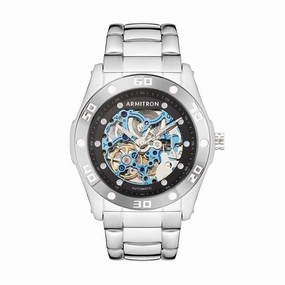 Skeleton? | 42mm, Silver/Black/Blue