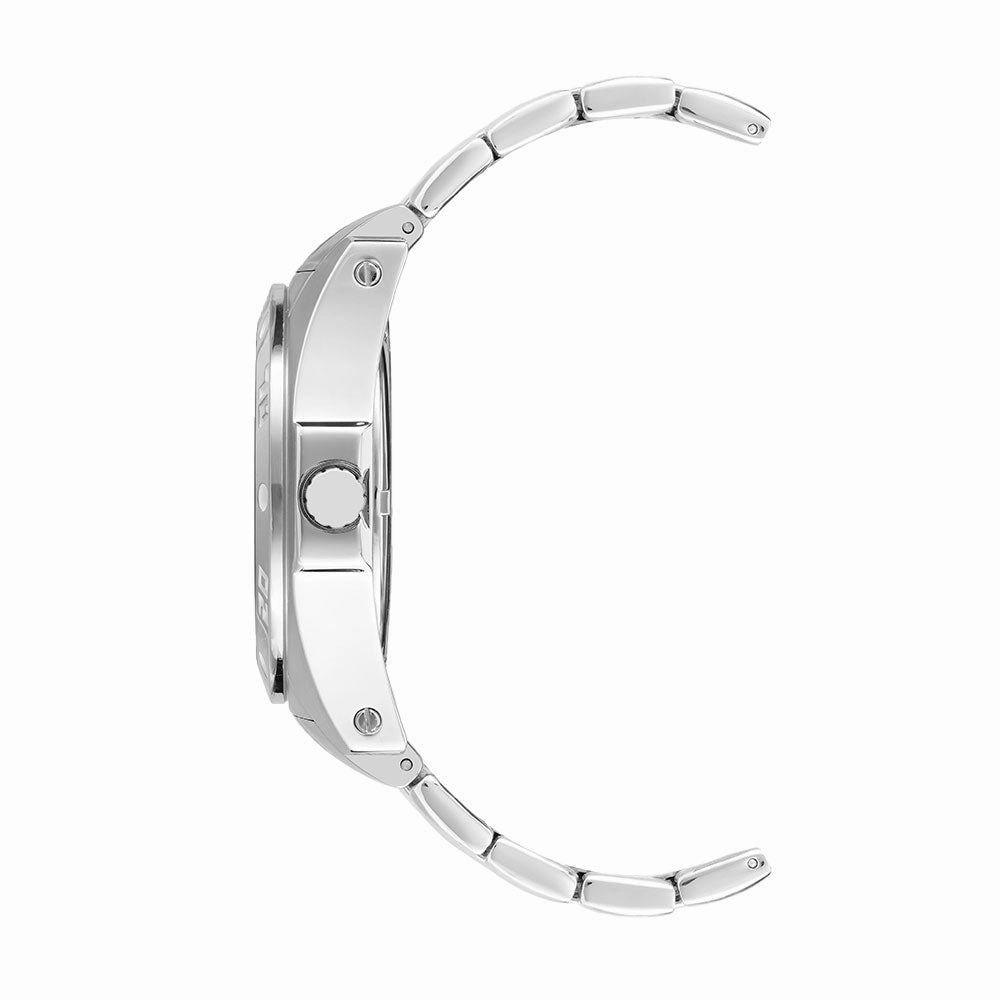 Skeleton? | 42mm, Silver/Black/Blue