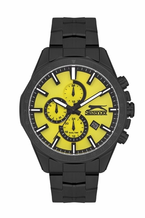 Slazenger - SL.9.2259.2.06 - Quartz Male Yellow Dial Watch