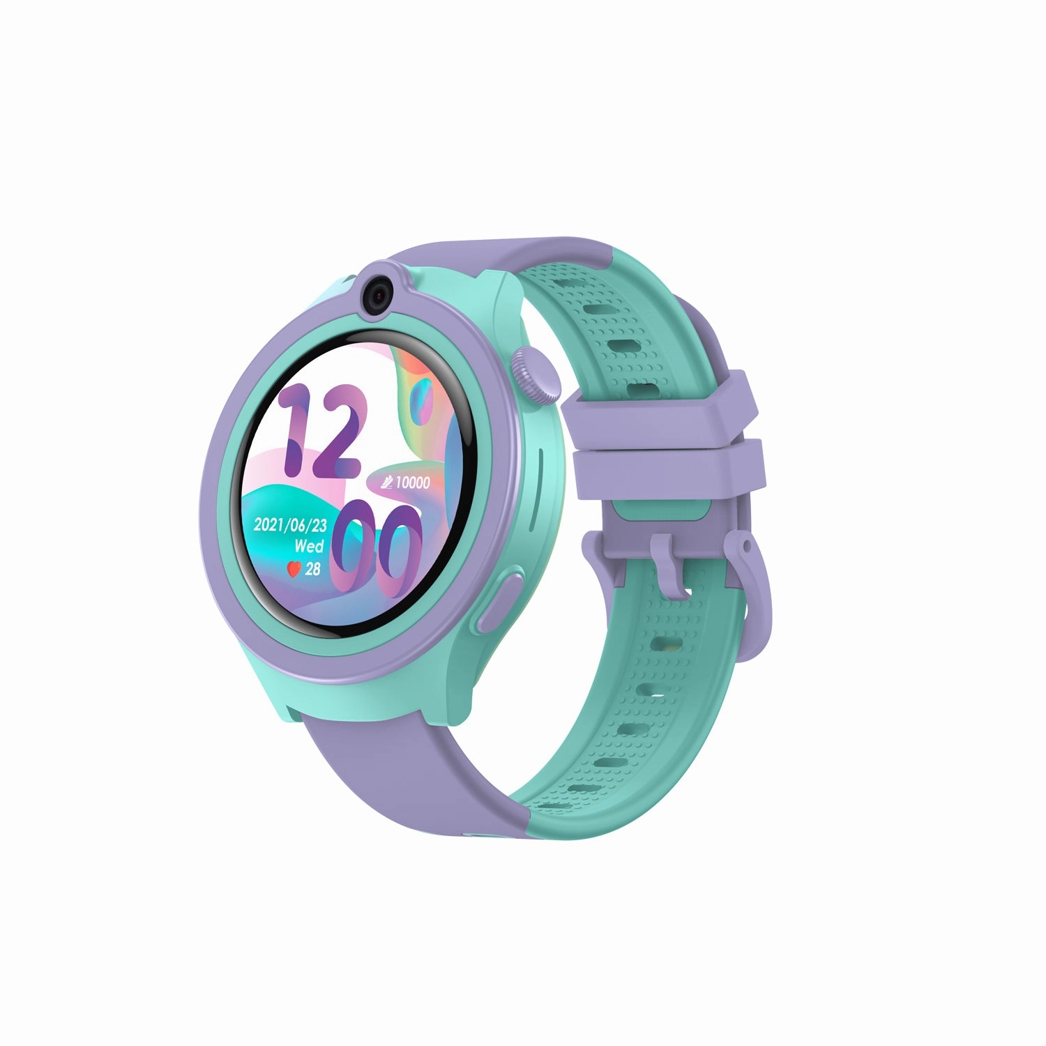 Spiky Cacus 4g Video & Voice Calling Smartwatch with GPS  - Purple