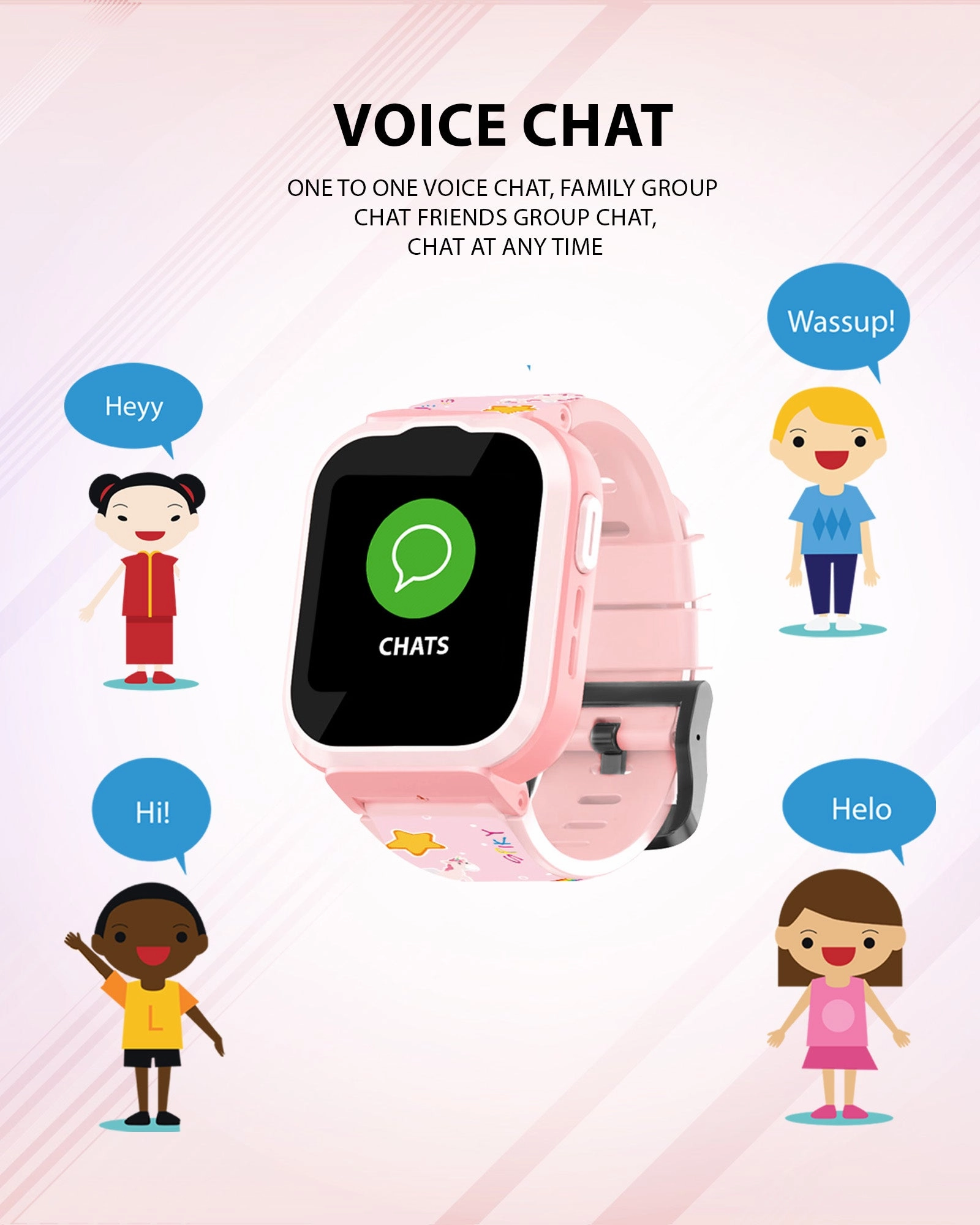 Spiky Cyclops 4g Voice Calling Kids Smartwatch
