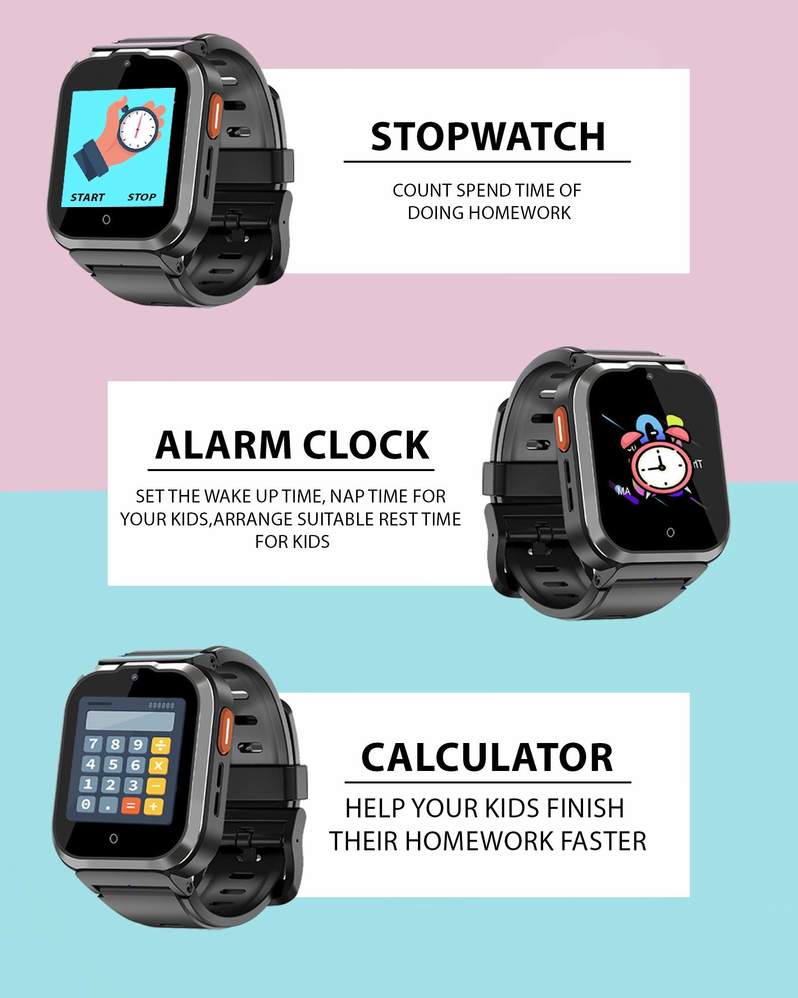 Spiky Cyclops 4g Voice Calling Kids Smartwatch