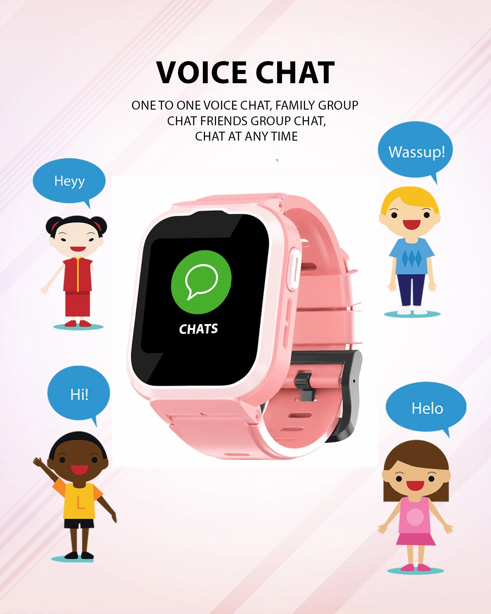 Spiky Cyclops 4g Voice Calling Kids Smartwatch