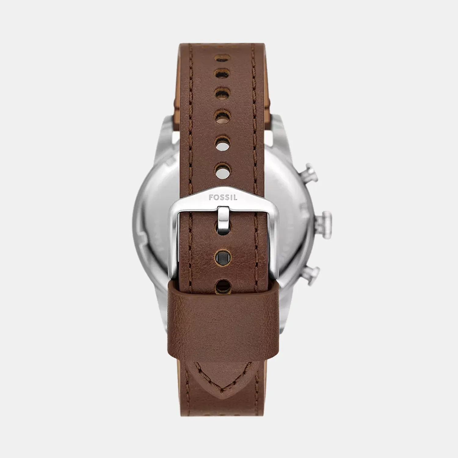 Sport Tourer Men Quartz Cream Dial Chronograph Leather Watch FS6042