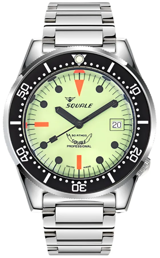 Squale 1521 Full Luminous Bracelet Watch