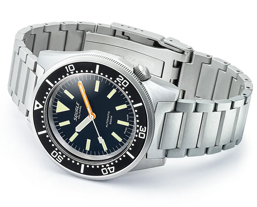 Squale 1521 Militaire Blasted Bracelet Watch