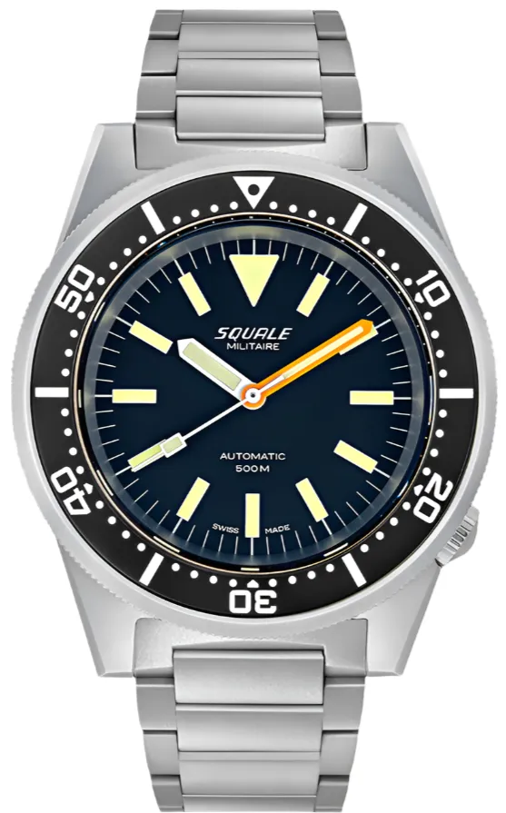 Squale 1521 Militaire Blasted Bracelet Watch