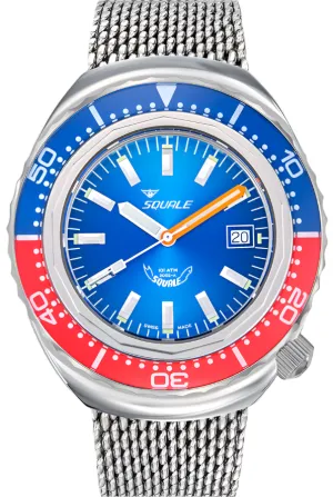 Squale 2002 Blue Red Watch