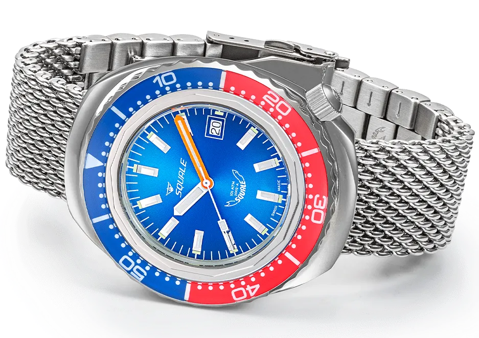 Squale 2002 Blue Red Watch