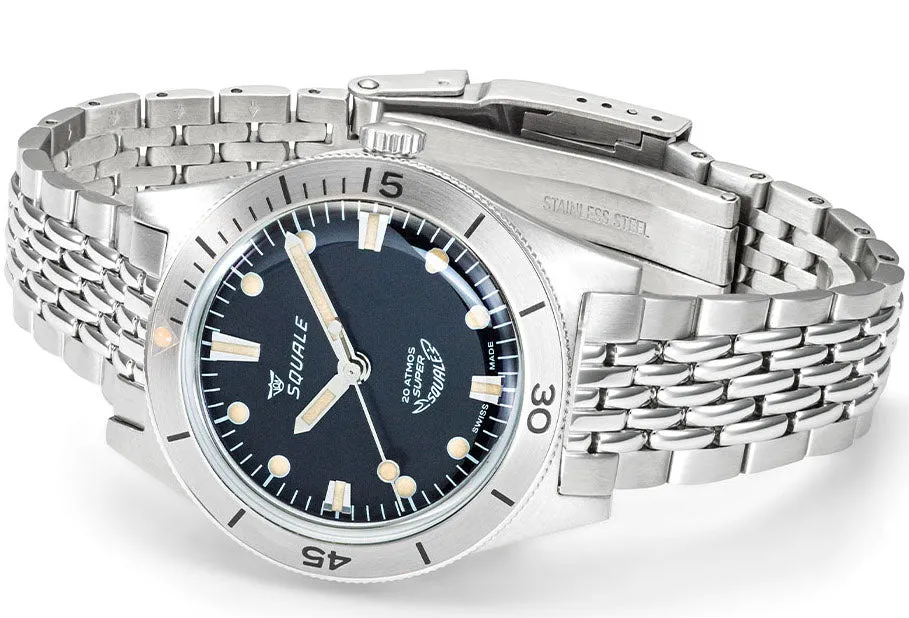 Squale SuperSquale Sunray Black Bracelet Watch