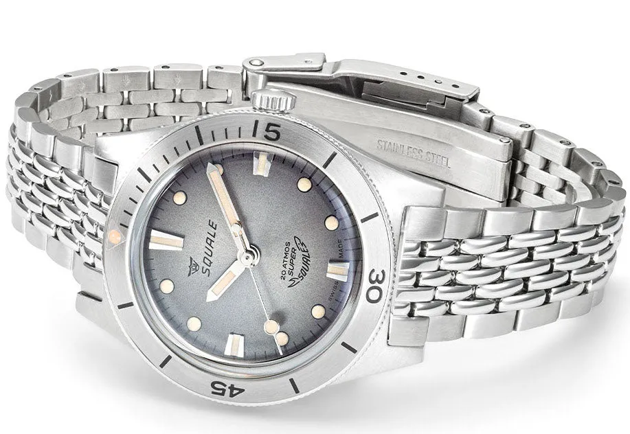 Squale SuperSquale Sunray Grey Bracelet Watch
