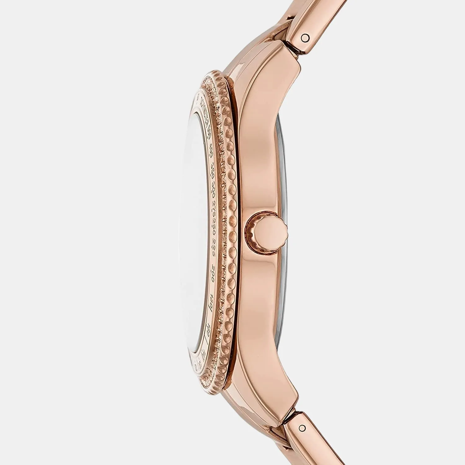 Stella Sport Women Quartz Rose Gold Dial Multi-Function Stainless Steel Watch ES5106