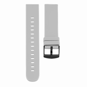 Stone Grey rubber strap