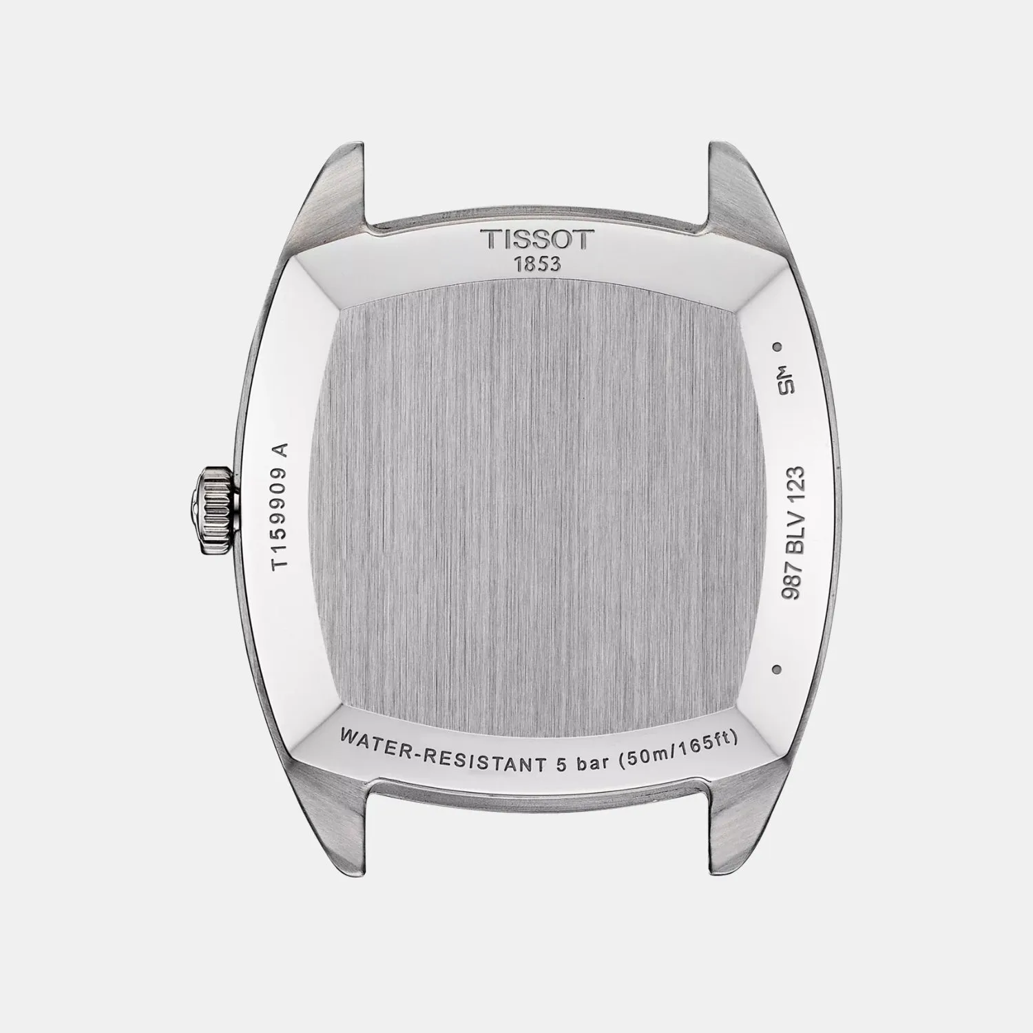 Stylist Unisex Quartz Silver Dial Analog Leather Watch T1599091603100