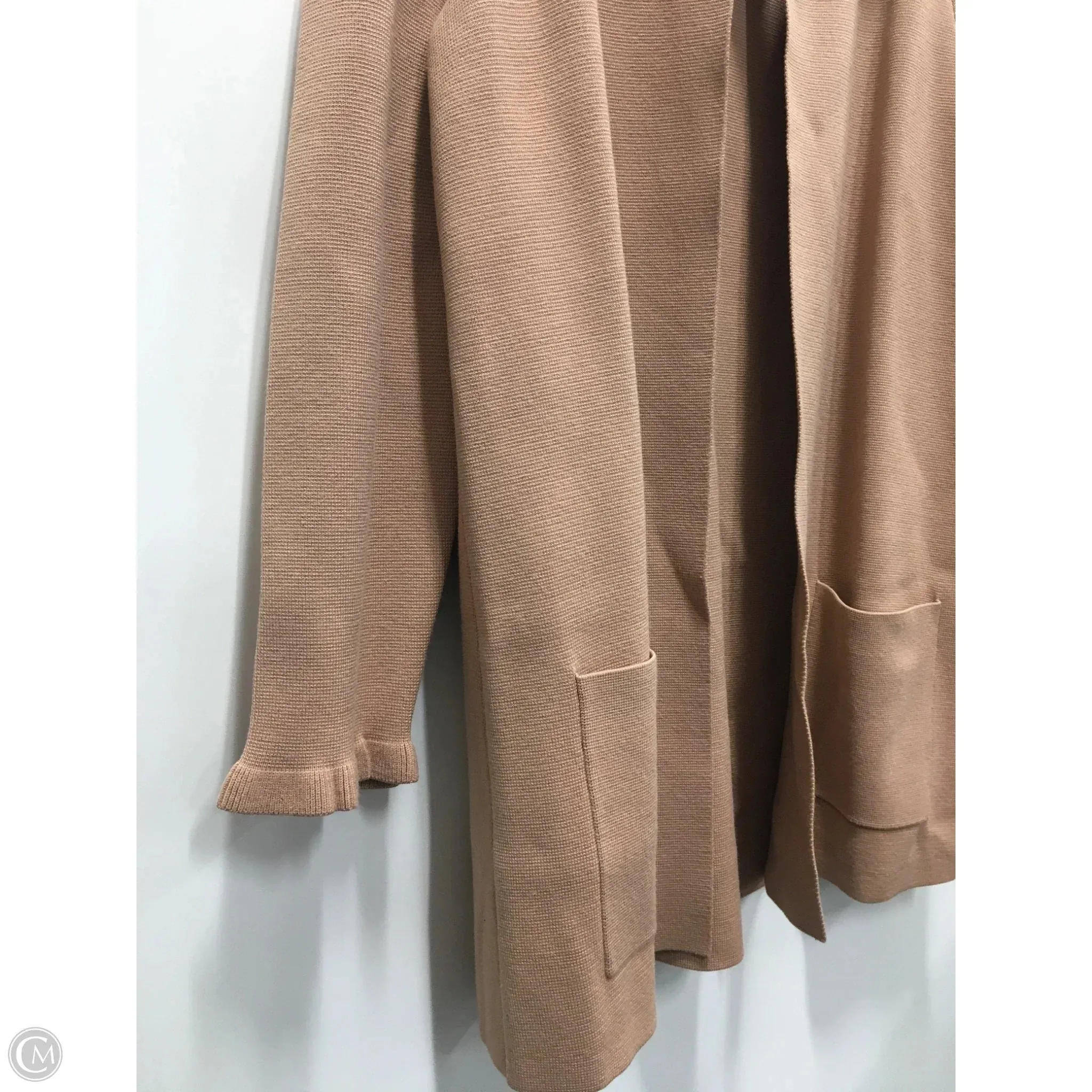 Sweater Cardigan Designer By Kate Spade In Tan, Size: L kate spade