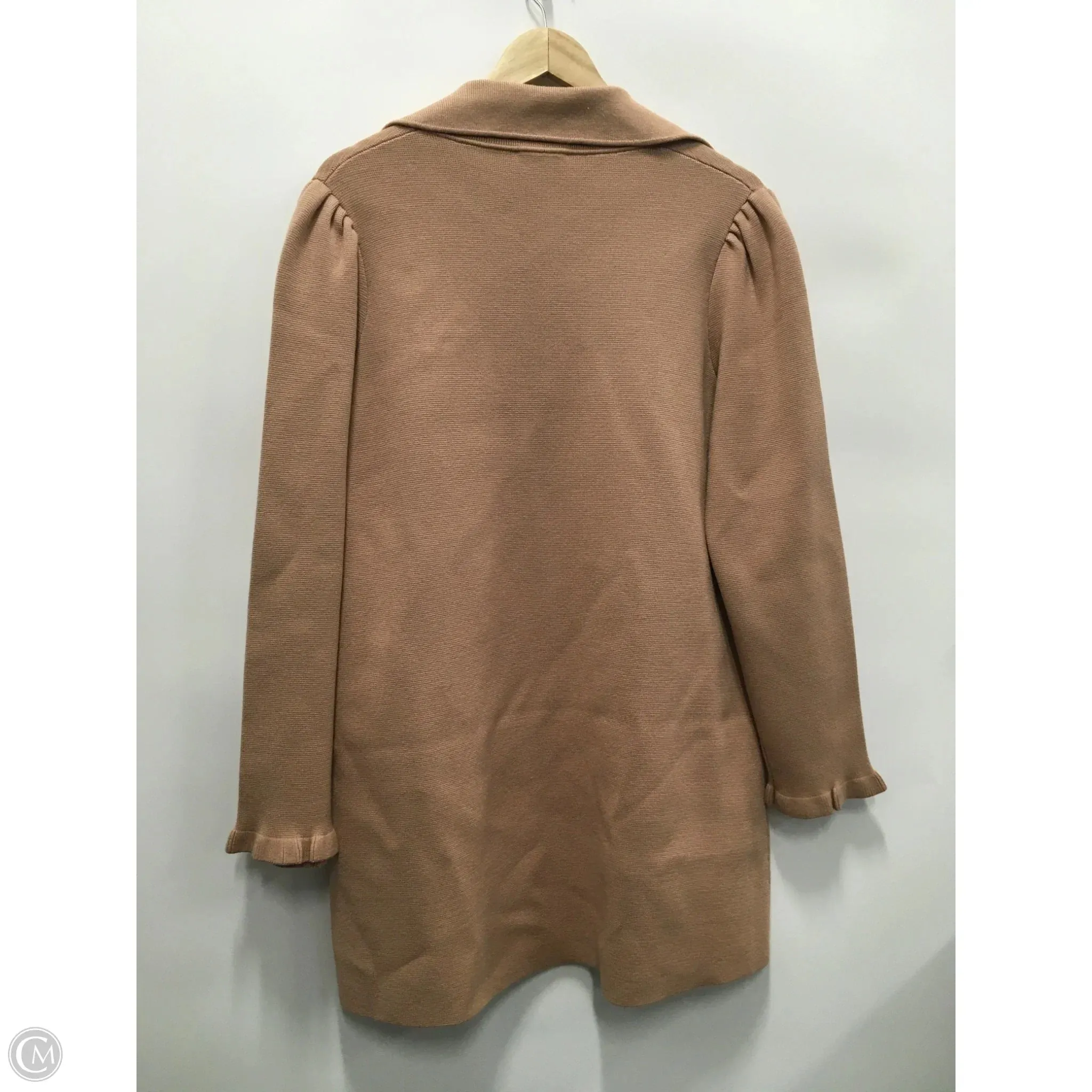 Sweater Cardigan Designer By Kate Spade In Tan, Size: L kate spade